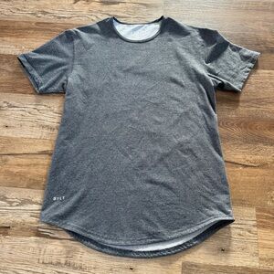 BYLT drop cut Men's Gray T-Shirt Medium